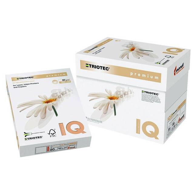 PAPIR C.A4 IQ PREMIUM 500/1 80 GR  9003974431567