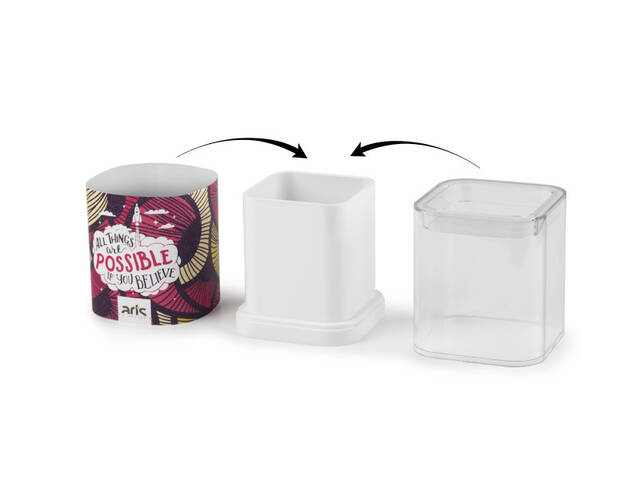 Čaša za olovke plastična SCATOLA