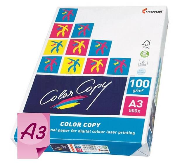 PAPIR CC.A3 100 GR 500/1  COLOR COPY ZA KOP.U BOJI  9003974411972