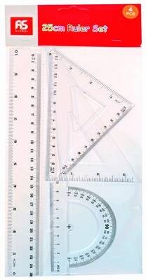 GEOMETRIJSKI SET 25CM AS2028-25 AS SCHOOL