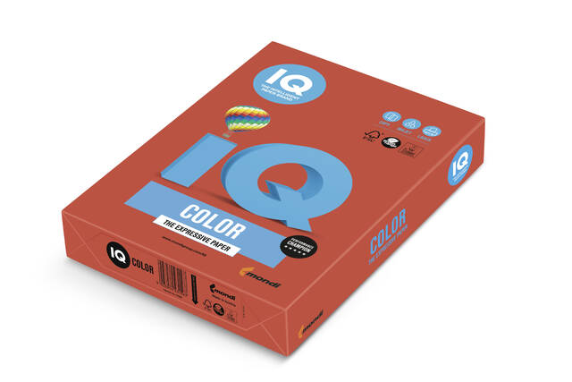 PAPIR C.A3 IQ COLOR 500/1 80GR CO44 KOR.CRVENA  9003974400754