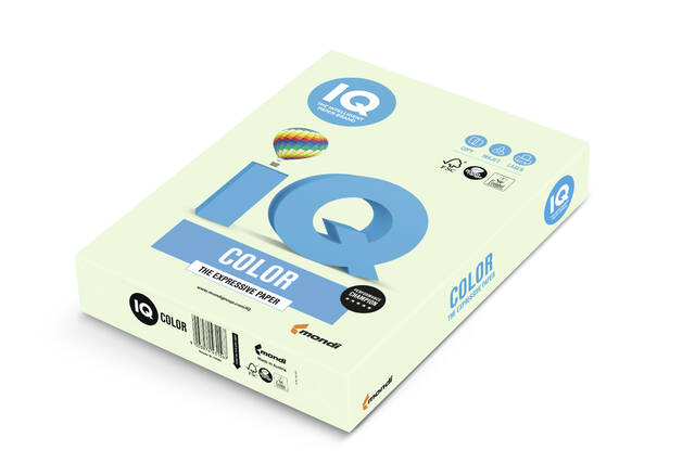PAPIR C.A4 IQ COLOR 500/1 80 GR SVJ.ZELENA GN27  9003974400624